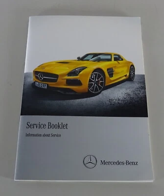 Service booklet without entries Mercedes-Benz SLS AMG C197 from 2013 - Bild 1 von 4