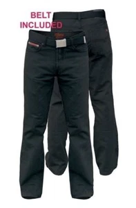 Duke London Original Fit Enzima Lavado Cuerda Jeans IN Negro Talla 76.2TO152cm - Imagen 1 de 3