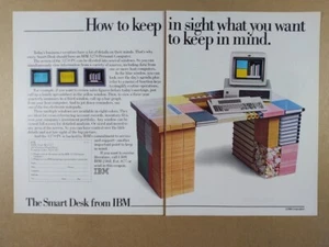IBM 3270 1985 PC computadora personal anuncio impreso vintage - Imagen 1 de 1