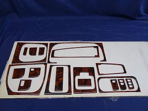 Volkswagen GOLF MK 3 93-97 WALNUT WOOD INTERIOR DASH KIT 19 PIECE VW  - Picture 1 of 4