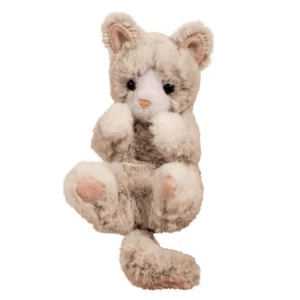 Plush LIL' BABY GRAY KITTEN Cat Stuffed Animal - by Douglas Cuddle Toys - #14476