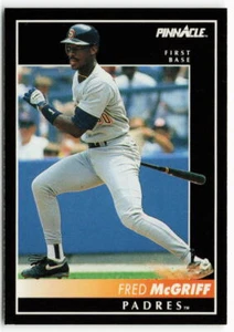 1992 Fred McGriff Pinnacle - San Diego Padres - Picture 1 of 2