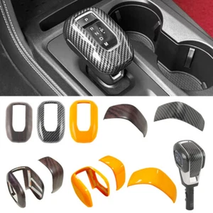 Carbon Fiber ABS Interior Gear Shift Knob Cover Trim For Ford Ranger 2023 2024 - Foto 1 di 22