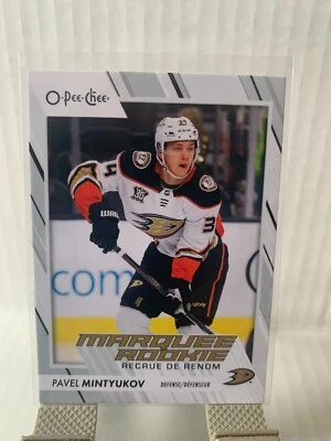 2023-24 OPC O-Pee-Chee Marquee Rookies Pavel Mintyukov 593 Anaheim Duck - Image 1 of 2