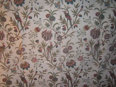 Lee Jofa, Seafield, Floral con Pájaros, por cierto, Varios Colores Foto 1 de 4