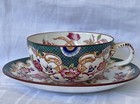 TASSE ET SOUS TASSE A THE EN PORCELAINE  SARREGUEMINES MINTON 215