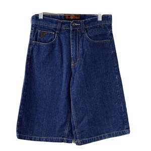 True Urban Boys Denim Jean Shorts Size 14 Streetwear Cotton Blue - Picture 1 of 5