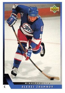 Alexei Zhamnov 1993 Upper Deck #162 Winnipeg Jets