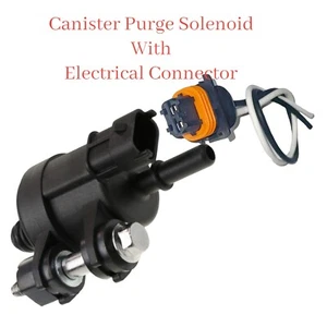 Canister Purge Solenoid & Connector Fits Cadillac ATS CTS ELR SRX XTS 2010-2019 - Picture 1 of 11