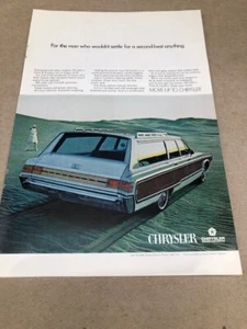1968 Chrysler Town & Country station wagon--vintage original '68 ad from estate - Picture 1 of 1