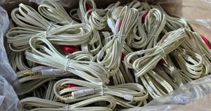 (230 Pcs) Audio Cable 3.5mm Stereo Male to 2 RCA Plugs - Picture 1 of 3