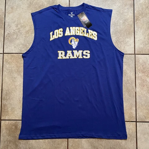 Fanatics Los Angeles Rams Men’s Tank Top NFL Shirt Football Size 2XLT New Cover