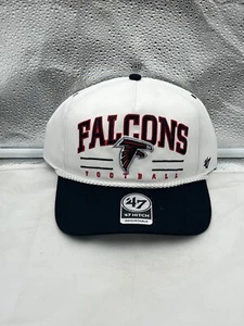 Atlanta Falcons NFL '47 Blanco TT Roscoe Enganche Cuerda Snapback Sombrero Ajustable - Imagen 1 de 5