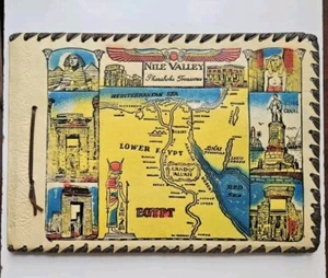 Vintage Photo Album NILE VALLEY PHARAHOHS TREASURES EGYPT LARGE Photographs - Picture 1 of 13