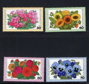  Germany 1976 FLOWERS, MARIGOLDS, PANSIES  NH B533-536