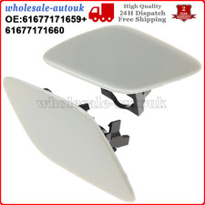 For BMW 3 Series E92 E93 L & R Headlight Washer Jet Replacement Nozzle Cover Cap