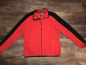 L-RL Ralph Lauren Active Women's Large Red Zip Up Jacket EXCELLENT CON - Picture 1 of 4