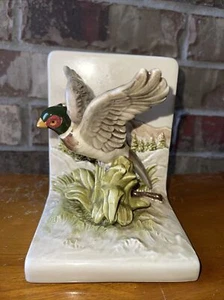 OMC Ceramic Pheasant Single Bookend Japan - Picture 1 of 6