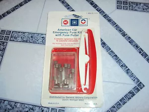 NOS GM CHEVELLE SS Z28 TRANS AM NOVA CORVETTE 442 GTO IMPALA EMERGENCY FUSE KIT - Bild 1 von 2