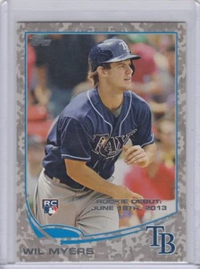 2013 Wil Myers Topps DESERT CAMO ROOKIE Parallel /99 - #26 Rays Padres RC - Picture 1 of 1