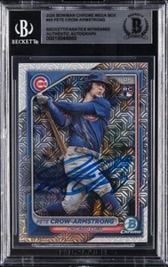 2024 BOWMAN CHROME MB #45 PETE CROW-ARMSTRONG BGS AUTHENTIC - Picture 1 of 2