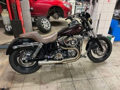 2-1 Exhaust Pipes Muffler Fits Harley-Davidson Dyna Super Glide FXD 2 into 1 - Image 1 of 4