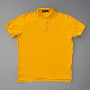 Polo Ralph Lauren vintage uomo taglia grande gialla manica corta - Foto 1 di 3