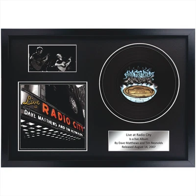 Dave Matthews & Tim Reynolds – Live At Radio City / LP / Souvenir in black frame - Image 1 of 4