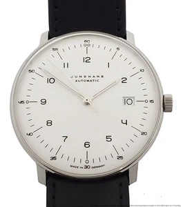 Junghans German Automatic Designer Max Bill Herren Armbanduhr Box - Bild 1 von 7