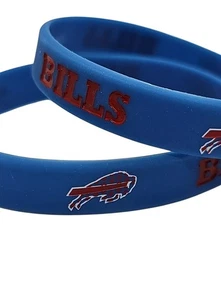 Buffalo Bills Phish Bracelets 2 Pack Silicone  - Picture 1 of 2