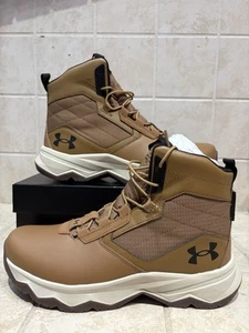 Under Armour Men’s UA Stellar G2 6" Tactical Duty Brown Hiking Boots Mens Sz 11 - Picture 1 of 4