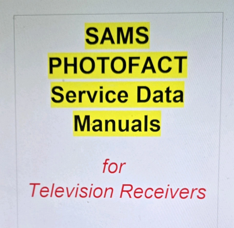 Manual de servicio Sams Photofact 2485-1 para Panasonic CTF-1952R CTG-1952R Foto 1 de 1