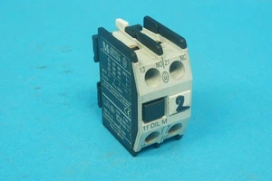 Moeller/Klockner Moeller 11DILM Auxiliary contact block switch 1 NO + 1NC 16A - Picture 1 of 3
