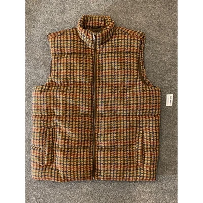 Old Navy Heritage Puffer Vest XL Tall Plaid Quilted Full Zip Outdoor Layer NWT - Image 1 of 4