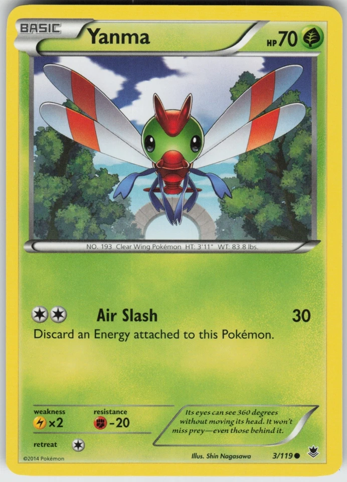 Yanma 3/119 Common  XY - Phantom Forces - Image 1 of 1