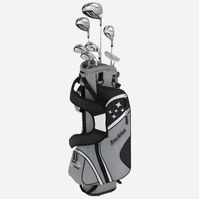 TOUR EDGE LRH LADY EDGE BLACK/WHITE HALF BOX SET, PUTTER, BAG - Image 1 of 4