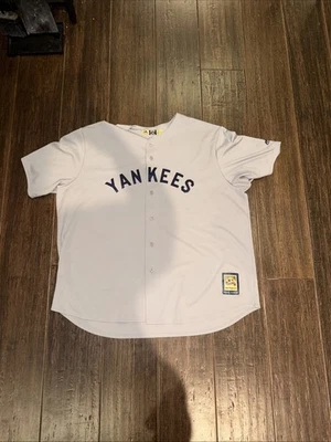 Camiseta Babe Ruth 3xl New York Yankees 3xl visitante majestuosa colección Cooperstown Foto 1 de 4