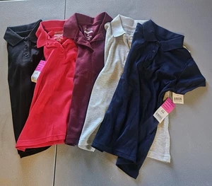 George Kids Polo School Uniform Shirt Bundle Girls Size 6 NWT - Picture 1 of 11