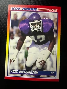 1990 Score Fred Washington #625 - Bild 1 von 2