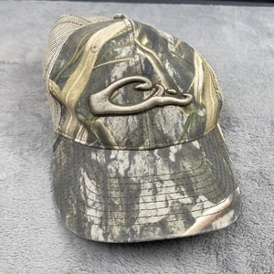 Drake Waterfowl Camo Mesh Back Trucker Hat Cap – Raised Logo Adjustable - Picture 1 of 6