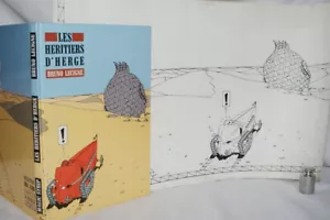 LES HERITIERS D'HERGE BRUNO LECIGNE TINTIN EPREUVE D'IMPRIMERIE MAGIC STRIP 1983 - Picture 1 of 7