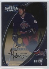 2002-03 ITG Be A Player Signature Series Lasse Pirjeta #189 Rookie Auto RC