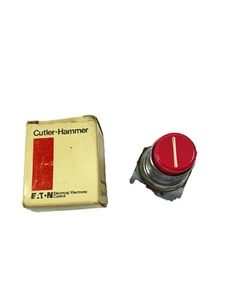 CUTLER HAMMER 10250T3213 ROTATION-PUSH BUTTON 2 POSITION EXTENDED RED 30 - Imagen 1 de 5