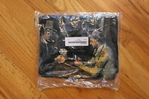 Supreme Cards Tee Black SS18 Size Medium DS New Paul Cezanne The Card Players