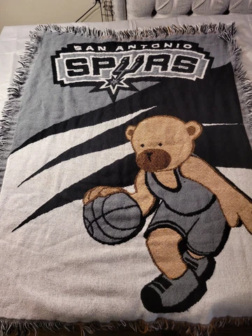 San Antonio Spurs Baby Jacquard Throw Cover