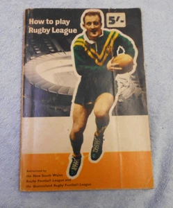 1964 HOW TO PLAY RUGBY LEAGUE BOOK - Picture 1 of 3