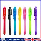 ~ 2 in 1 Magic Luminous Light Pen UV Writing Invisible Ink Pen Kid Toy (7pcs)