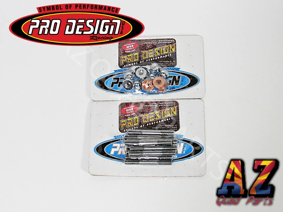 Kit de pernos de cabeza fría de repuesto de diseño profesional y tuerca de bellota cromada Yamaha Banshee 350 Foto 1 de 1