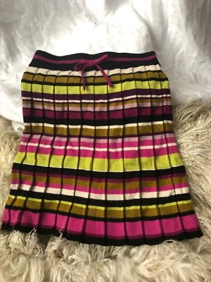 MISSONI for Target Girls Kids Pleated Striped Knit Skirt Size XL 4T/5T Mint!!! - Image 1 of 4