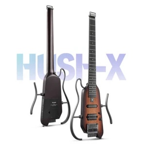 ๐ธ Donner HUSH-X Electric Guitar SH Pickups Solid Body With Gig Bag Headphones - Picture 1 of 21